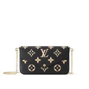 Felicie Pouch Black Beige