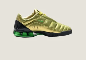 Total 90 Shox Secutor Maha Amsterdam Metallic Gold Green