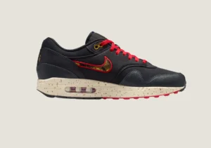 Air Max 1 "Pirates" Black/Coconut Milk/Gym Red