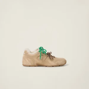 530 SL Runner – Bleached Leather & Shearling Edition (Écru)