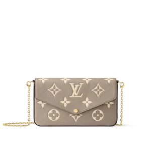 Felicie Pouch Monogram Cream