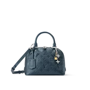 Alma BB Blue Monogram Print
