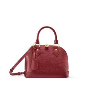 Alma BB Red Monogram Print