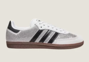 SAMBA OG RHINESTONE-EMBELLISHED TRAINERS
